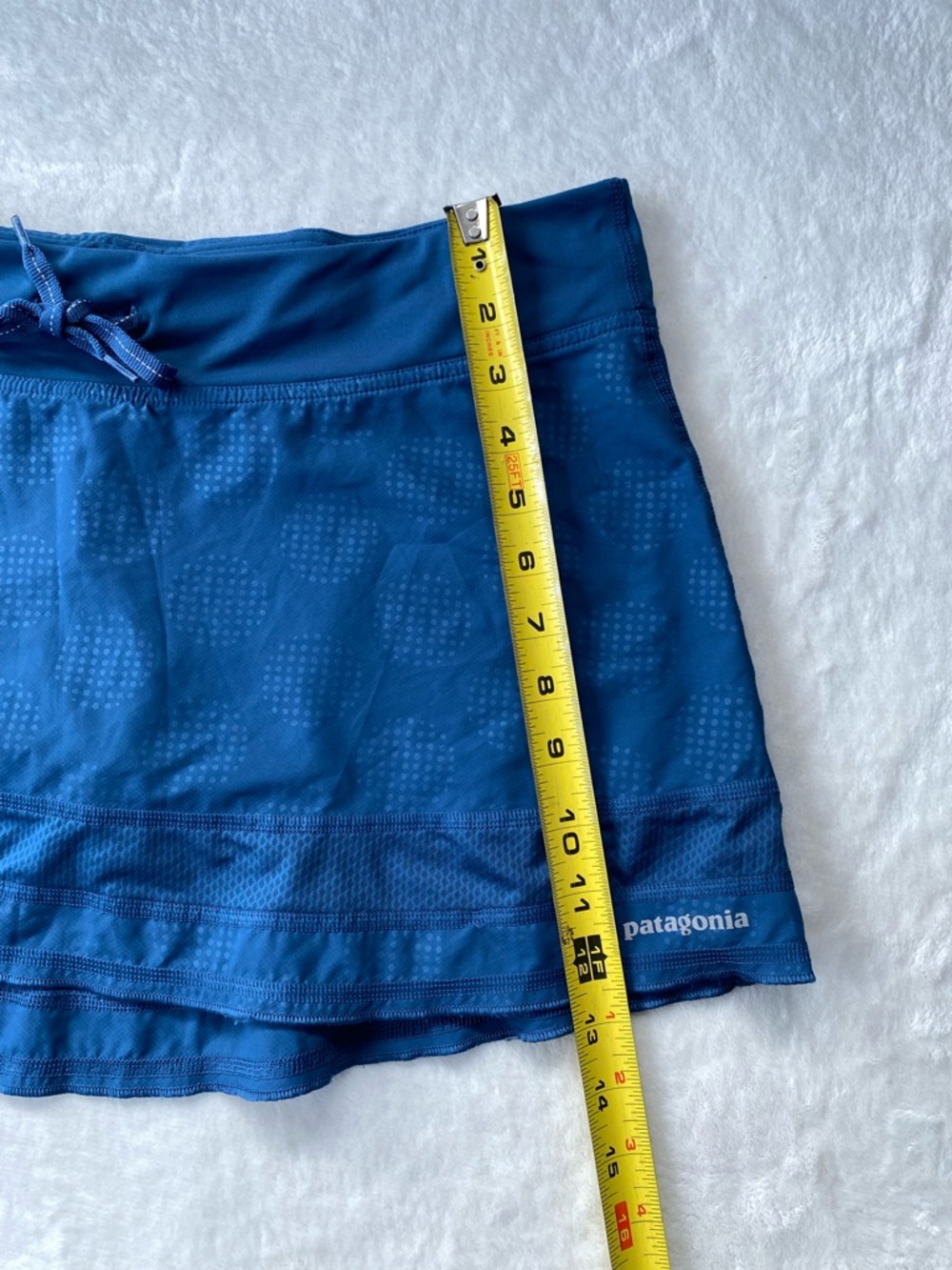 Patagonia Women's Strider Skirt Skort - Size Opal Dot Glass Blue Athletic - Picture 6 of 10